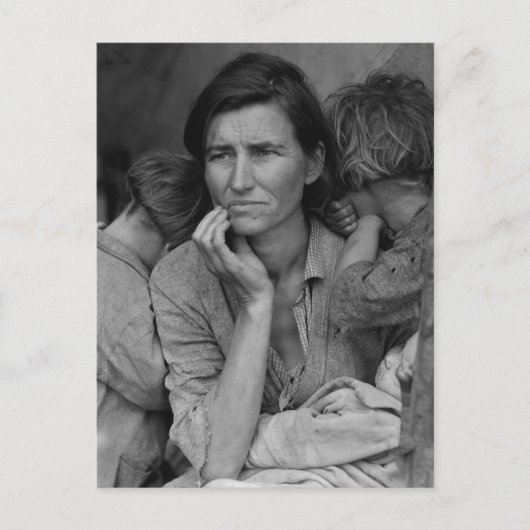 Carte Postale La mère migrante de Dorothea Lange Florence Thomps (Devant)