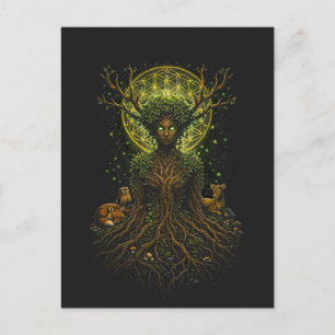 Carte Postale La Mère Verte