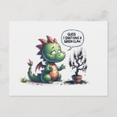 Carte Postale La mésaventure d'un petit dragon (Devant)