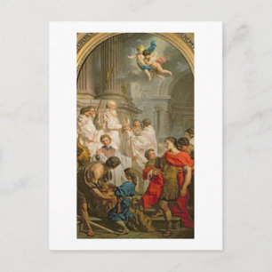 Carte Postale La messe de Saint-Basile (huile sur toile)