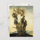 Carte Postale La métamorphose de Daphné en arbre (Devant / Derrière)