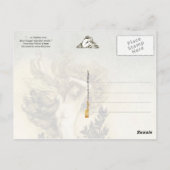 Carte Postale La métamorphose de Daphné en arbre (Dos)