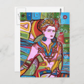 Carte Postale La Mexicaine (Devant / Derrière)