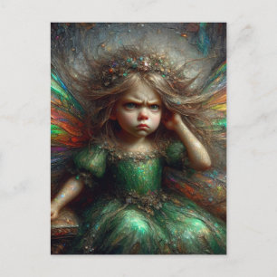 Carte Postale La Mignonne Fée Irritée