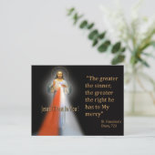 Carte Postale La Miséricorde Divine (Debout devant)