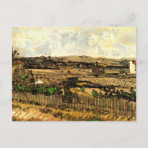 Carte Postale La Moisson en Provence Montmajour par Vincent van