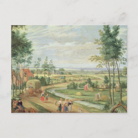 Carte Postale La Moisson, ou l'Été (Devant)