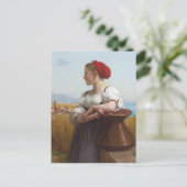 Carte Postale La moissonneuse de Bouguereau (Debout devant)