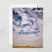 Carte Postale La moitié de l'univers bleu (Devant / Derrière)