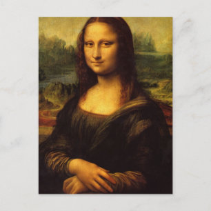 Carte Postale La Mona Lisa