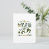 Carte Postale La Montagne Appelle (Debout devant)