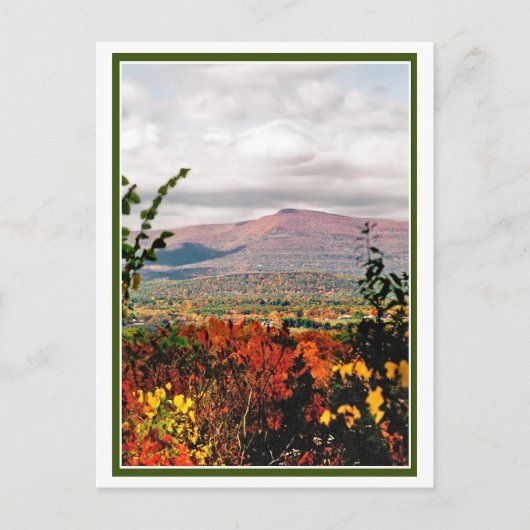 Carte Postale La montagne d'automne (Devant)