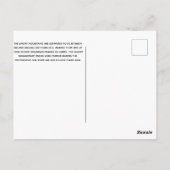 Carte Postale La montagne de Cove en hiver (Dos)