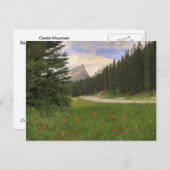 Carte Postale La montagne du Château (Devant / Derrière)