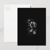 Carte Postale La mort arrive (Devant / Derrière)
