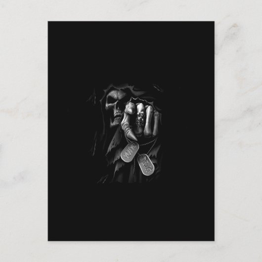 Carte Postale La mort arrive (Devant)