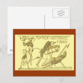 Carte Postale La mort de Harold (Devant / Derrière)