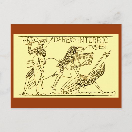 Carte Postale La mort de Harold (Devant)