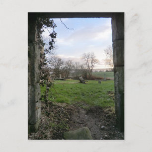 Carte Postale La mort de la journée par une porte Kirk abandonné