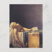 Carte Postale La mort de Marat (Devant)