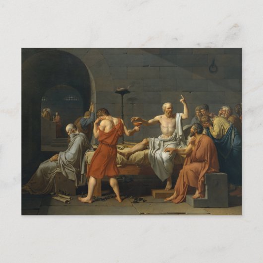 Carte Postale La Mort De Socrate (Devant)
