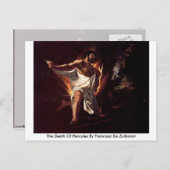 Carte Postale La Mort D'Hercules Par Francisco De Zurbaran (Devant / Derrière)