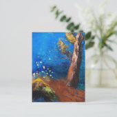 Carte Postale La mort du Bouddha par Odilon Redon (Debout devant)