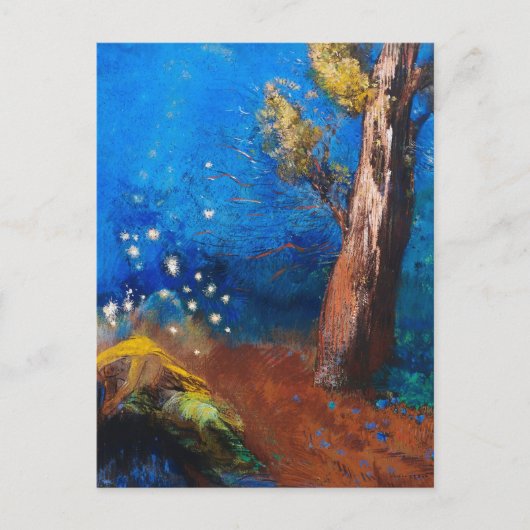 Carte Postale La mort du Bouddha par Odilon Redon (Devant)