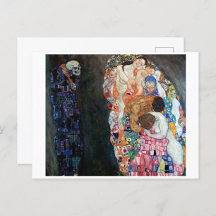 Carte Postale La mort et la vie   Gustav Klimt  