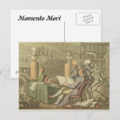 Carte Postale La mort et l'artiste (Devant / Derrière)