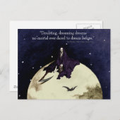 Carte Postale La mortalité et la lune (Devant / Derrière)