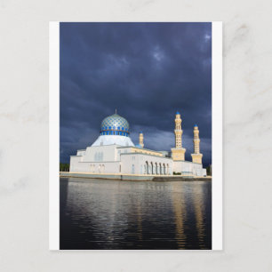 Carte Postale La mosquée de la ville Kota Kinabalu Borneo