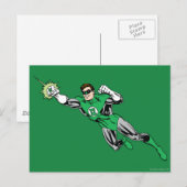 Carte Postale La mouche de lanterne verte est partie de 2 (Devant / Derrière)