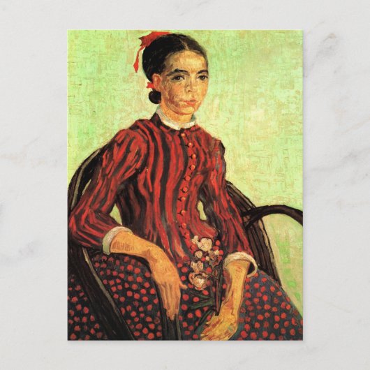 Carte Postale La Mousme, assis par Vincent van Gogh (Devant)