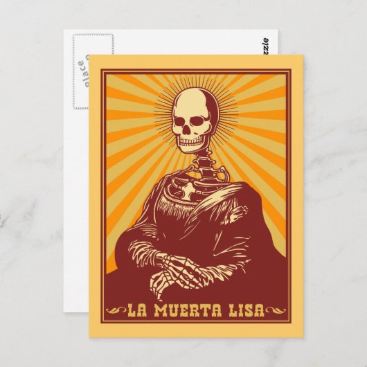 Carte Postale La Muerta Lisa (Devant / Derrière)