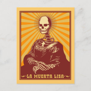 Carte Postale La Muerta Lisa