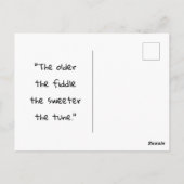 Carte Postale La Musique Donne Une Âme À L'univers, Citation De  (Dos)