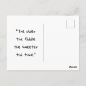 Carte Postale La Musique Donne Une Âme À L'univers, Citation De  (Dos)