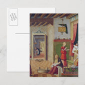 Carte Postale La naissance de la Vierge, 1504-08 (Devant / Derrière)