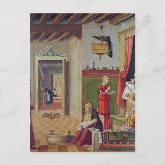 Carte Postale La naissance de la Vierge, 1504-08 (Devant)
