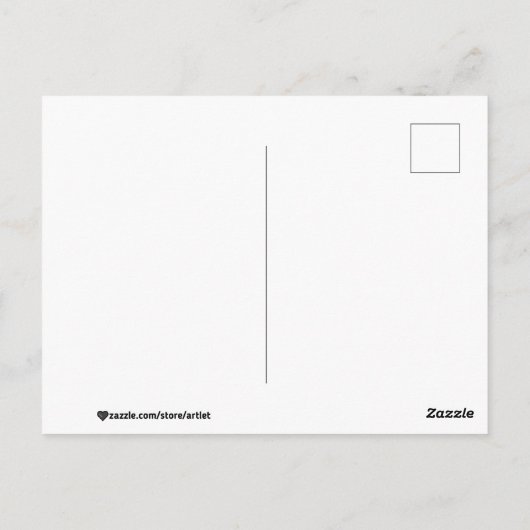 Carte Postale La naissance de Vénus (Dos)