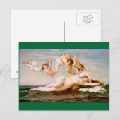 Carte Postale La naissance de Vénus - Alexandre Cabanel (Devant / Derrière)