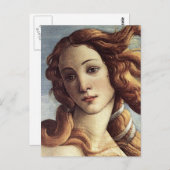 Carte Postale La naissance de Vénus (détail) (Devant / Derrière)