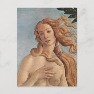 Carte Postale La naissance de Vénus (détail) par Sandro Botticel