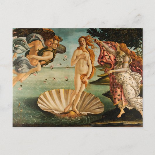 Carte Postale La naissance de Vénus par Botticelli (Devant)
