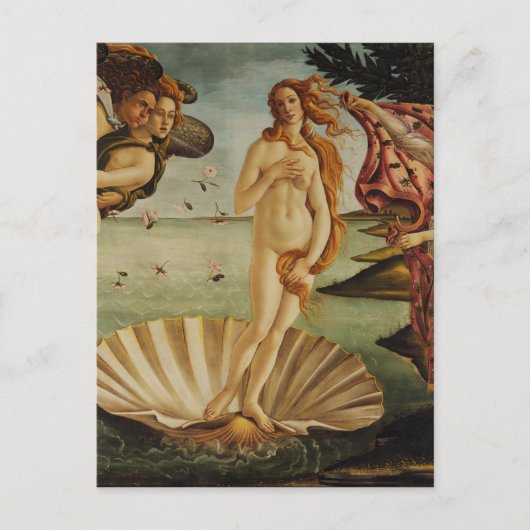 Carte Postale La naissance de Vénus par Sandro Botticelli (Devant)