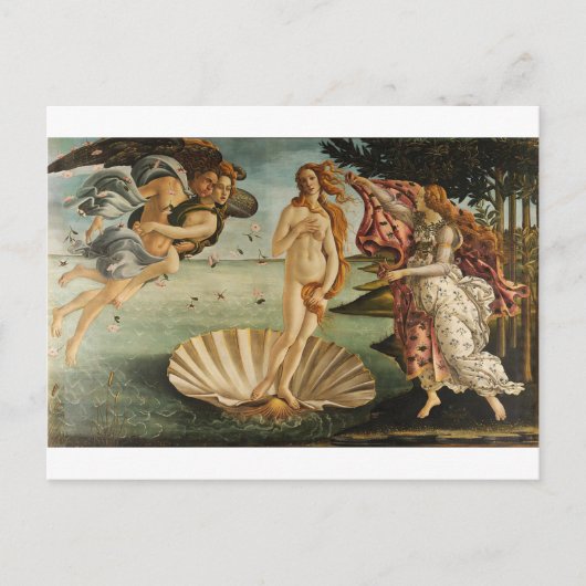 Carte Postale La naissance de Vénus - Sandro Botticelli (Devant)