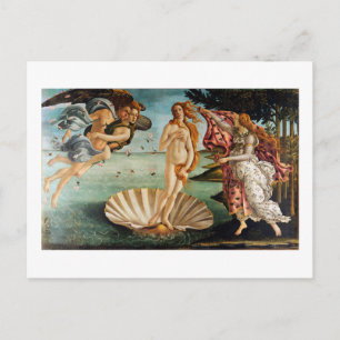Carte Postale La naissance de Vénus, Sandro Botticelli, 1485