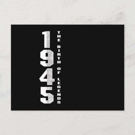 Carte Postale La Naissance Des Légendes 1945 Cadeau Pour 75e Ann (Devant)