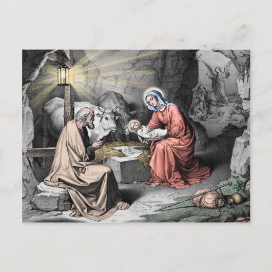 Carte Postale La naissance du Christ (Devant)